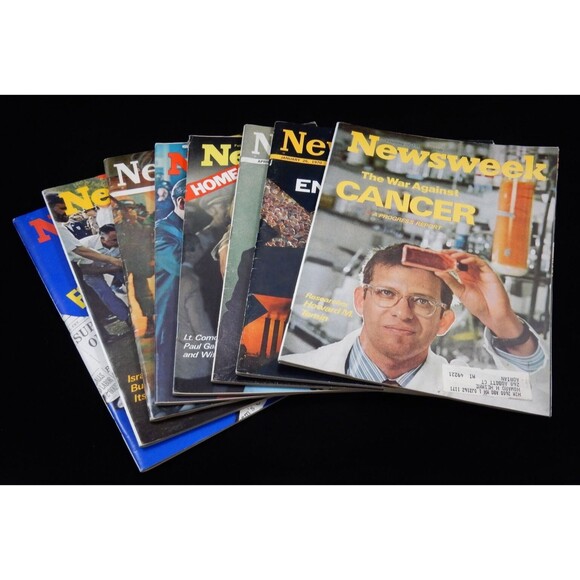 Newsweek Lot of 8 Magazines ~ 1968 - 1973 - Picture 1 of 9